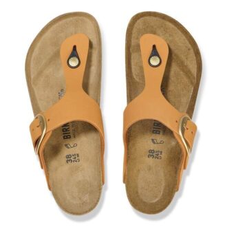 Gizeh Big Buckle en cuir nubuck