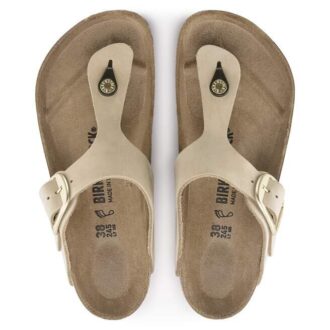 Gizeh Big Buckle en cuir nubuck