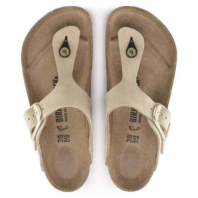 Gizeh Big Buckle en cuir nubuck Gizeh Big Buckle en cuir nubuck