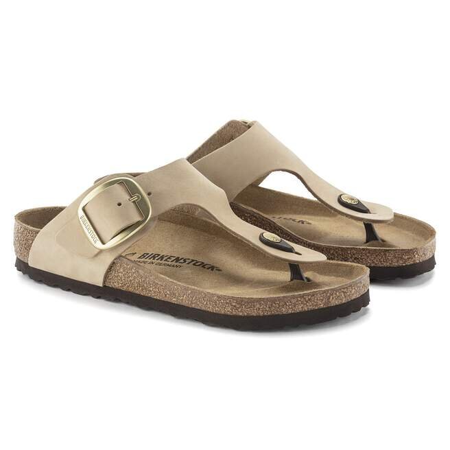 Gizeh Big Buckle en cuir nubuck Gizeh Big Buckle en cuir nubuck