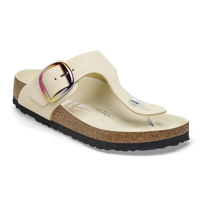 Gizeh Big Buckle en cuir nubuck naturel Gizeh Big Buckle en cuir nubuck naturel