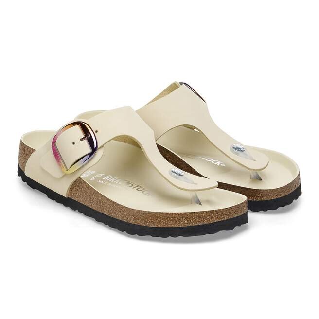 Gizeh Big Buckle en cuir nubuck naturel Gizeh Big Buckle en cuir nubuck naturel