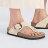 Gizeh Big Buckle en cuir nubuck naturel Gizeh Big Buckle en cuir nubuck naturel