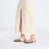 Gizeh Big Buckle en cuir nubuck naturel Gizeh Big Buckle en cuir nubuck naturel
