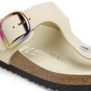 Gizeh Big Buckle en cuir nubuck naturel Gizeh Big Buckle en cuir nubuck naturel