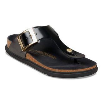 Gizeh Droplet Buckle Cuir naturel verni