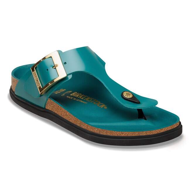 Gizeh Droplet Buckle Cuir naturel verni Gizeh Droplet Buckle Cuir naturel verni