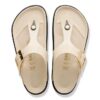 Gizeh Droplet Buckle Cuir naturel verni