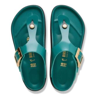 Gizeh Droplet Buckle Cuir naturel verni