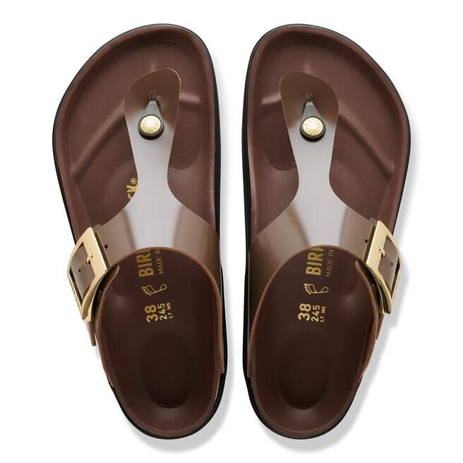 Gizeh Droplet Buckle Cuir naturel verni Gizeh Droplet Buckle Cuir naturel verni