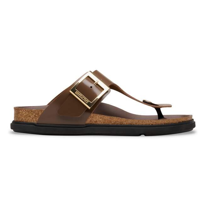 Gizeh Droplet Buckle Cuir naturel verni Gizeh Droplet Buckle Cuir naturel verni