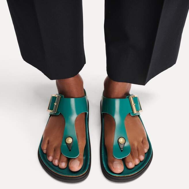 Gizeh Droplet Buckle Cuir naturel verni Gizeh Droplet Buckle Cuir naturel verni