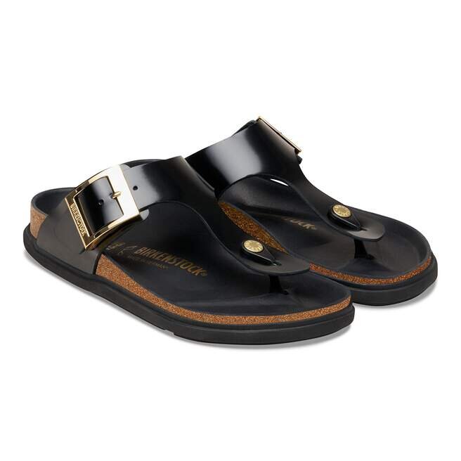 Gizeh Droplet Buckle Cuir naturel verni Gizeh Droplet Buckle Cuir naturel verni