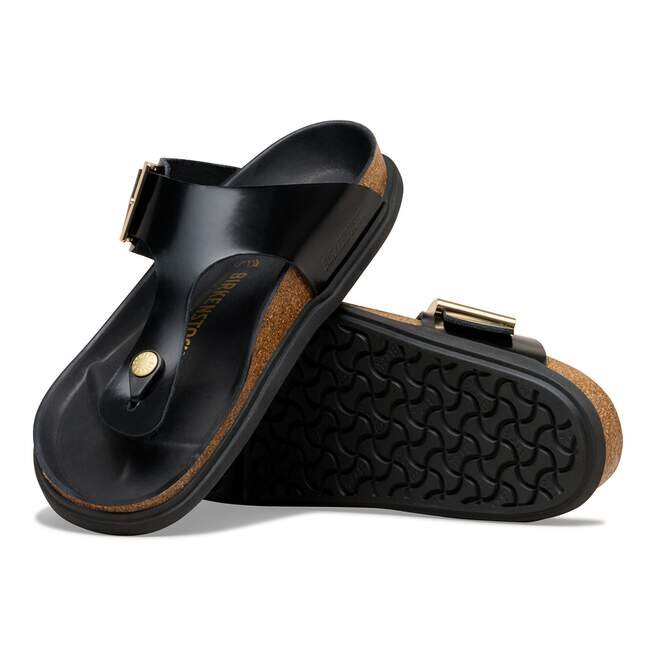 Gizeh Droplet Buckle Cuir naturel verni Gizeh Droplet Buckle Cuir naturel verni