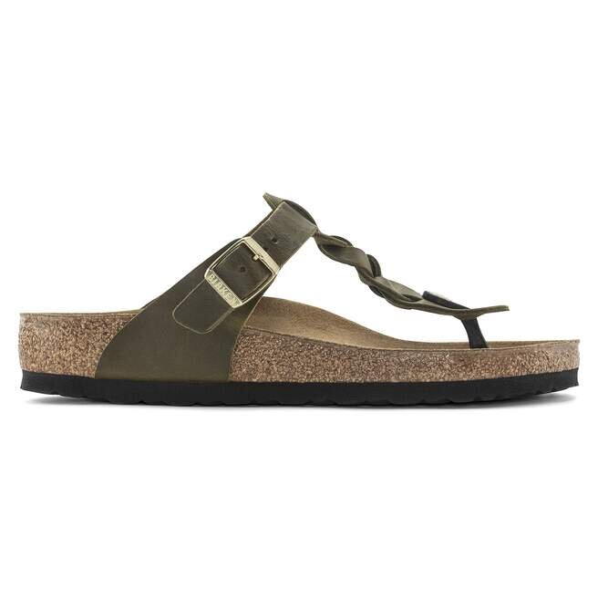 Gizeh en cuir naturel tressé huilé Gizeh en cuir naturel tressé huilé