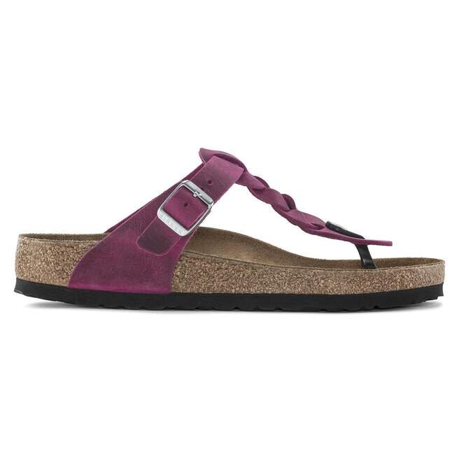 Gizeh en cuir naturel tressé huilé Gizeh en cuir naturel tressé huilé