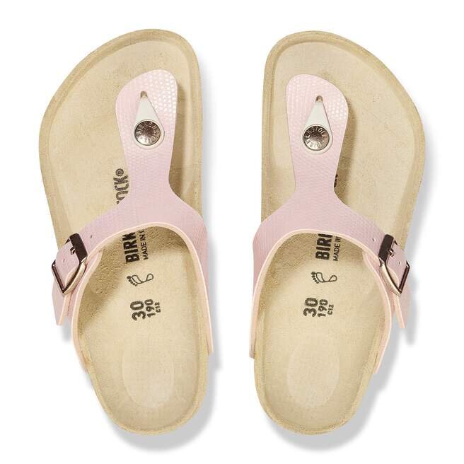 Gizeh Kids Bs Birko-Flor gaufré rose clair brillant Gizeh Kids Bs Birko-Flor gaufré rose clair brillant