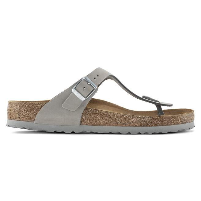 Gizeh Soft Footbed Cuir nubuck Gris tourterelle Gizeh Soft Footbed Cuir nubuck Gris tourterelle