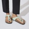 Gizeh Soft Footbed Cuir nubuck Matcha