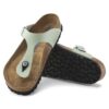 Gizeh Soft Footbed Cuir nubuck Matcha