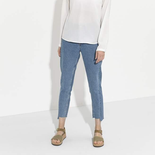 Glenda Cuir suédé et textile Kaki délavé Glenda Cuir suédé et textile Kaki délavé