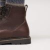 Highwood Lace Mid Hommes Cuir Chocolat Highwood Lace Mid Hommes Cuir Chocolat