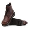 Highwood Lace Mid Hommes Cuir Chocolat Highwood Lace Mid Hommes Cuir Chocolat