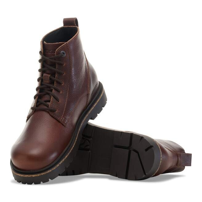Highwood Lace Mid Hommes Cuir Chocolat Highwood Lace Mid Hommes Cuir Chocolat