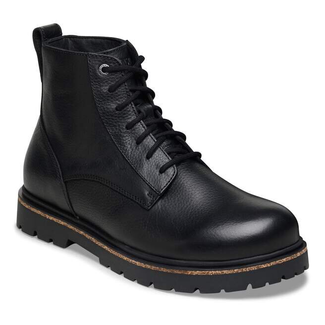 Highwood Lace Mid Hommes Cuir Noir Highwood Lace Mid Hommes Cuir Noir