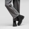Highwood Lace Mid Hommes Cuir Noir Highwood Lace Mid Hommes Cuir Noir