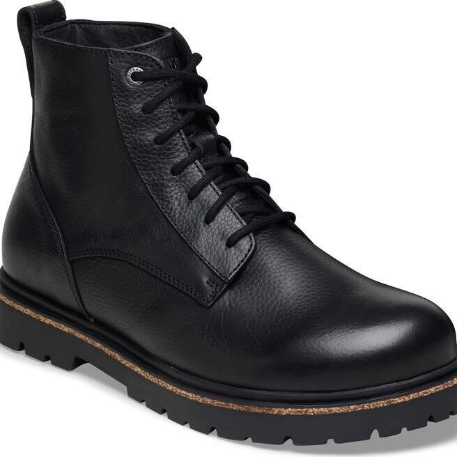 Highwood Lace Mid Hommes Cuir Noir Highwood Lace Mid Hommes Cuir Noir