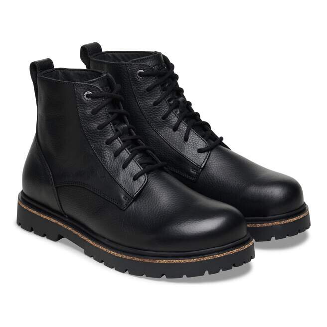 Highwood Lace Mid Hommes Cuir Noir Highwood Lace Mid Hommes Cuir Noir