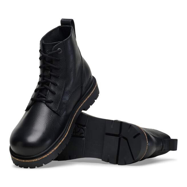 Highwood Lace Mid Hommes Cuir Noir Highwood Lace Mid Hommes Cuir Noir
