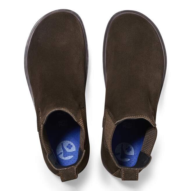 Highwood Slip on Femme Cuir suédé Moka Highwood Slip on Femme Cuir suédé Moka