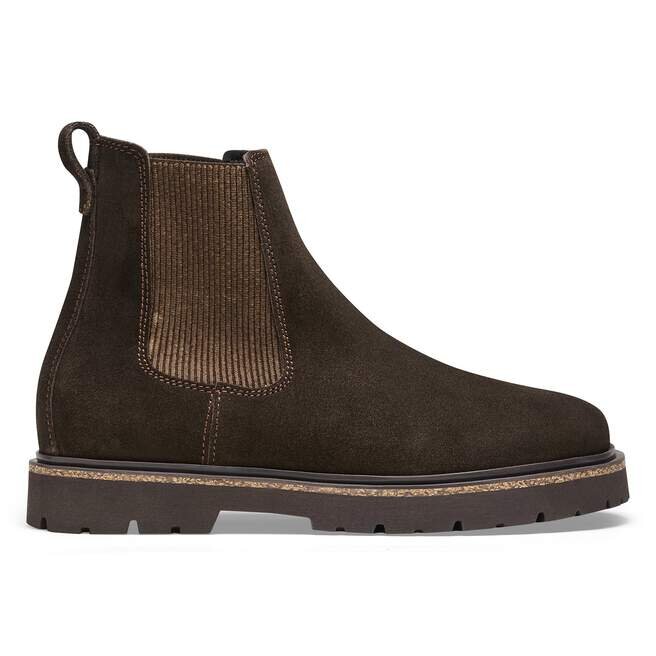 Highwood Slip on Femme Cuir suédé Moka Highwood Slip on Femme Cuir suédé Moka