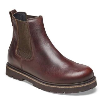 Highwood Slip on Homme Cuir Chocolat