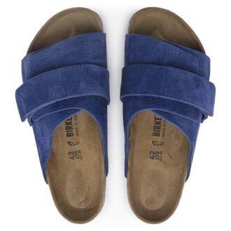 Kyoto en cuir nubuck Desert Buck bleu indigo