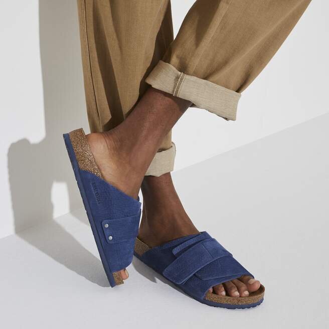 Kyoto en cuir nubuck Desert Buck bleu indigo Kyoto en cuir nubuck Desert Buck bleu indigo