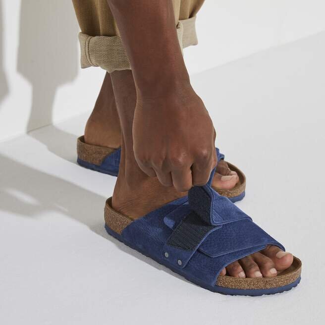 Kyoto en cuir nubuck Desert Buck bleu indigo Kyoto en cuir nubuck Desert Buck bleu indigo