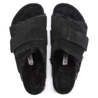 Kyoto Shearling Cuir suédé-mouton noir