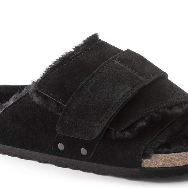 Kyoto Shearling Cuir suédé-mouton noir Kyoto Shearling Cuir suédé-mouton noir