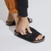 Kyoto Shearling Cuir suédé-mouton noir Kyoto Shearling Cuir suédé-mouton noir