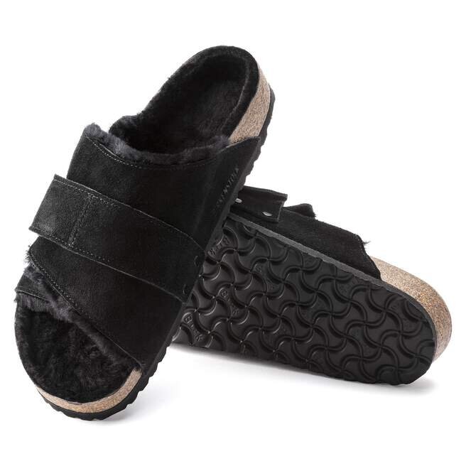 Kyoto Shearling Cuir suédé-mouton noir Kyoto Shearling Cuir suédé-mouton noir