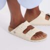 Logo Arizona Rivet en cuir naturel Logo Arizona Rivet en cuir naturel