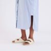 Logo Arizona Rivet en cuir naturel Logo Arizona Rivet en cuir naturel