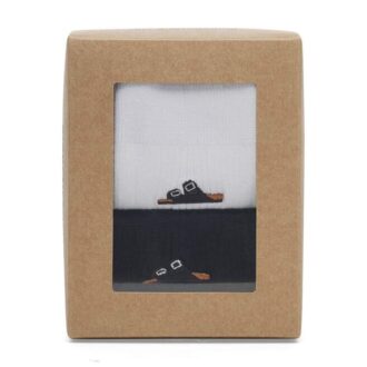 Lot de chaussettes côtelées en coton, polyamide et élasthanne Lot de chaussettes côtelées en coton, polyamide et élasthanne