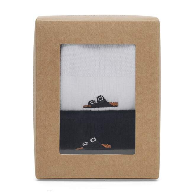 Lot de chaussettes côtelées en coton, polyamide et élasthanne Lot de chaussettes côtelées en coton, polyamide et élasthanne