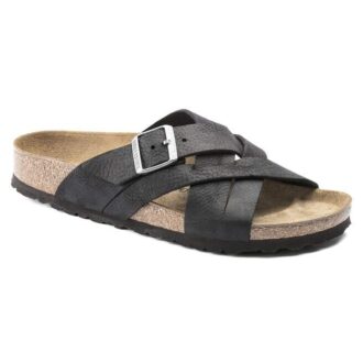 Lugano en cuir huilé Camberra Old Black