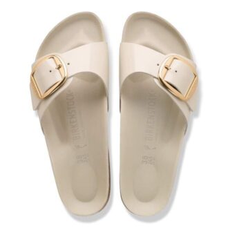 Madrid Big Buckle Cuir naturel verni