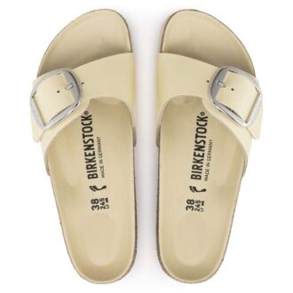 Madrid Big Buckle Cuir naturel verni